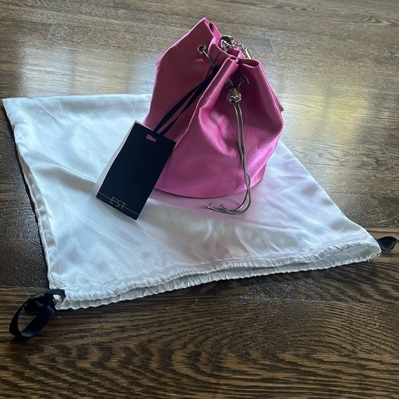 Italian made satin mini bag - Picture 1 of 5